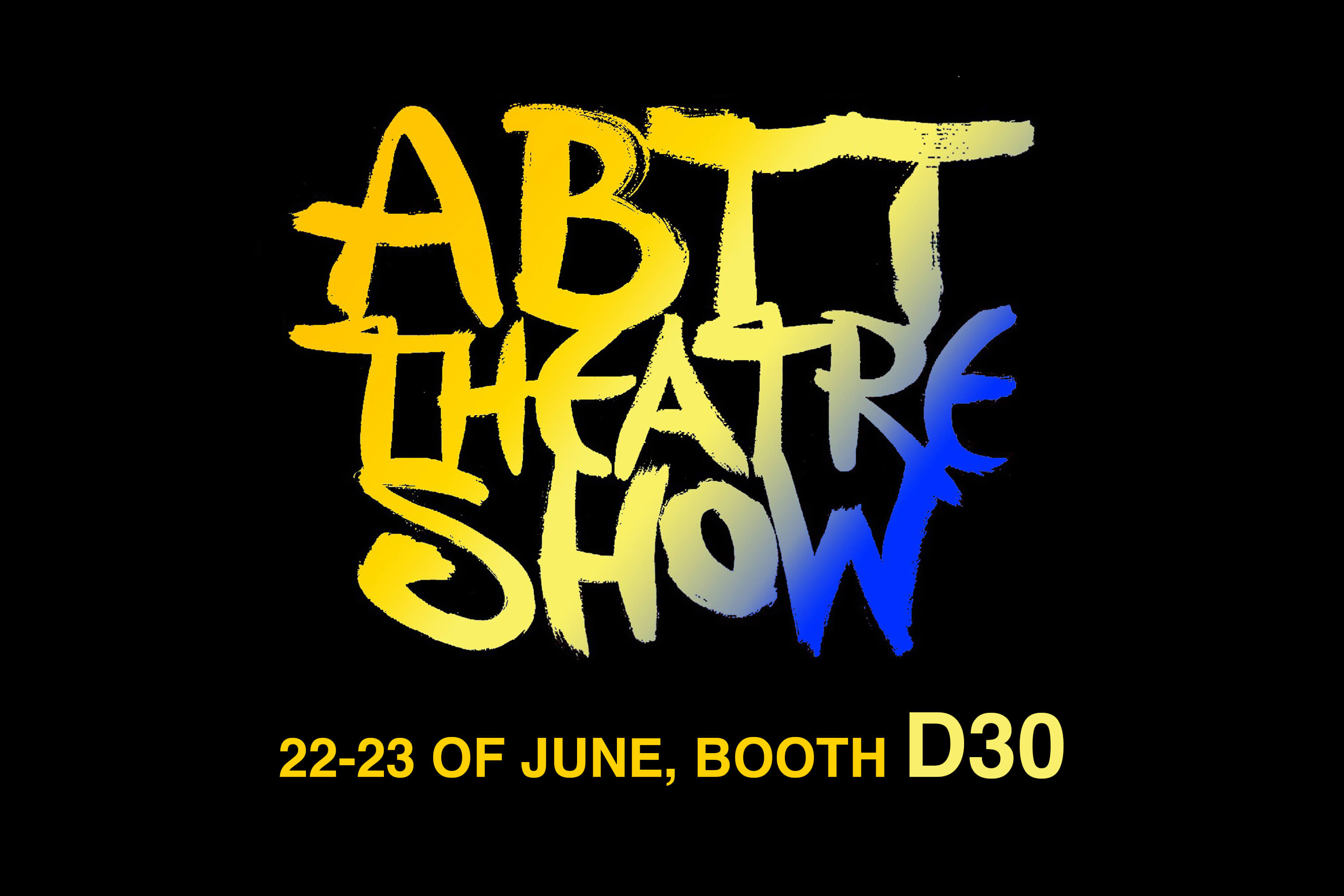 Visítanos este año en ABTT Theater Show, Londres!