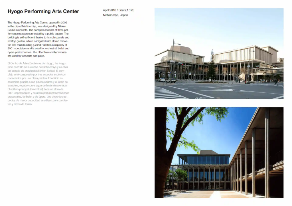 Quinette seatings - Hyogo-Performing-Arts-Center