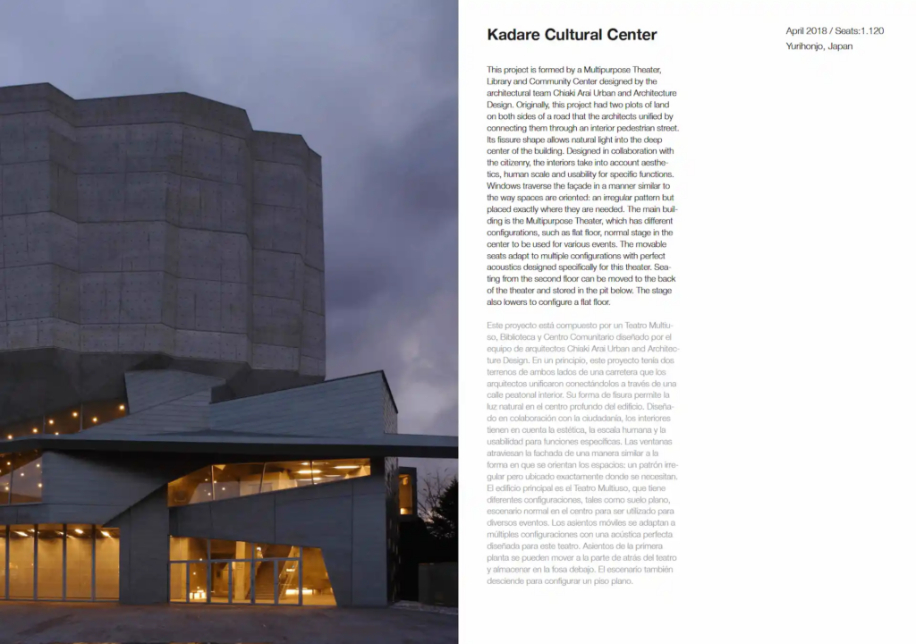 Quinette seatings - Kadare-Cultural-Center